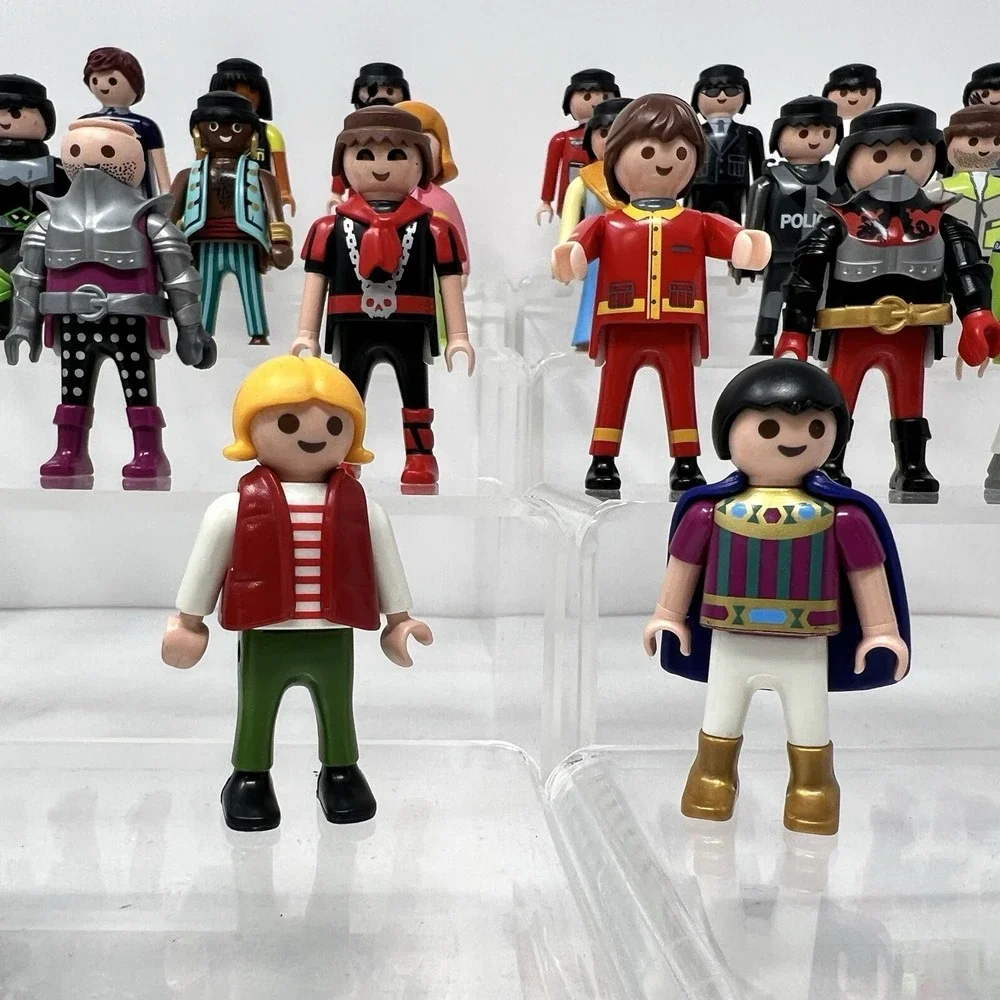 Playmobil Figures Pirate Cops Surfer Dragon Rider Horse People Kids Toy Set lot‎